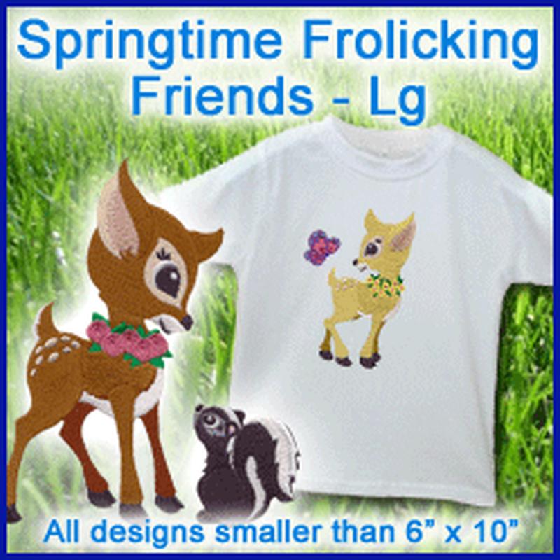 A Springtime Frolicking Friends Design Pack