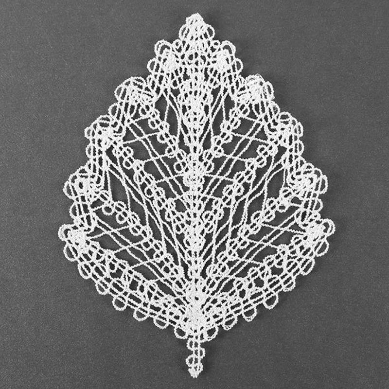 Falling Birch Leaf (Battenburg Lace)