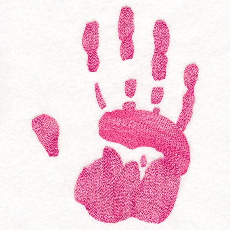 Family Handprints - Mom