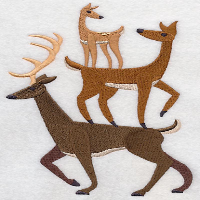 Family is Deer Stack