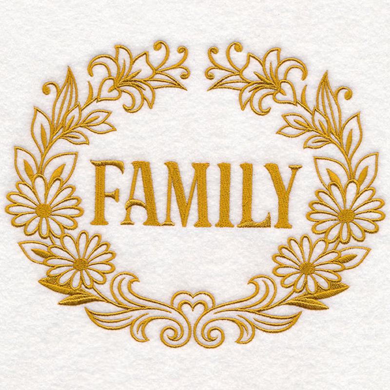Family Medallion (Goldwork)