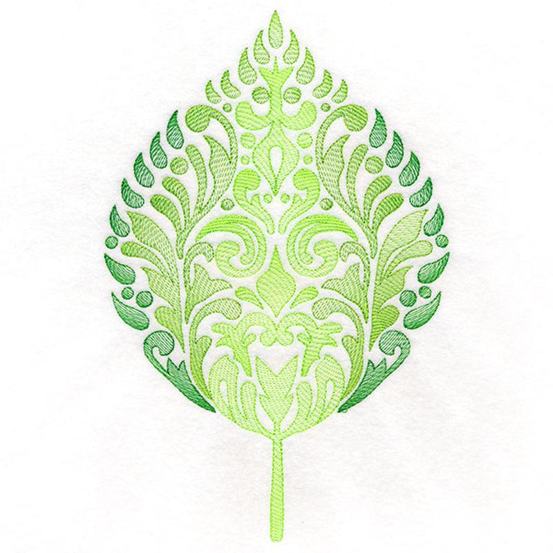 Fanciful Fall Birch Leaf