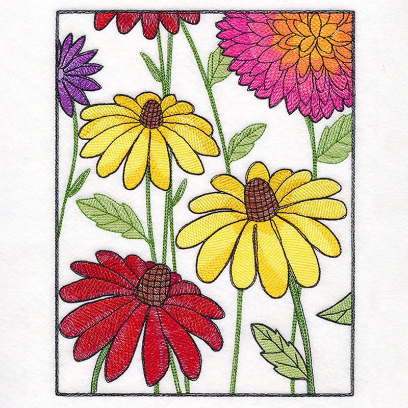 Fanciful Fall Garden Scene 3