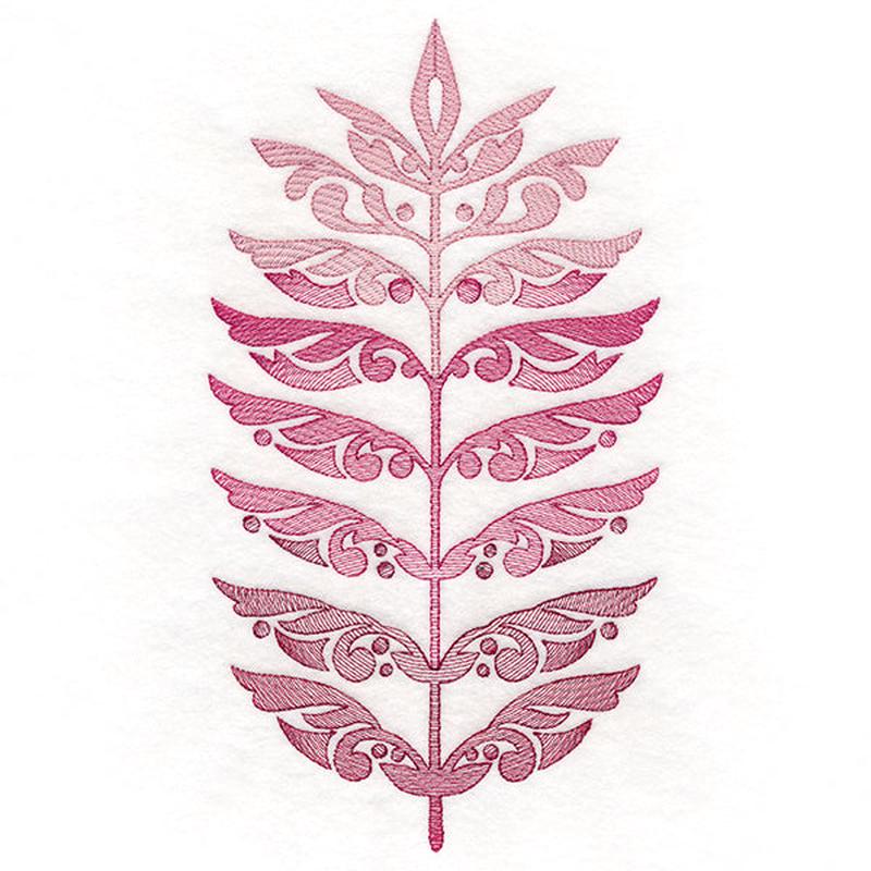 Fanciful Fall Walnut Leaf