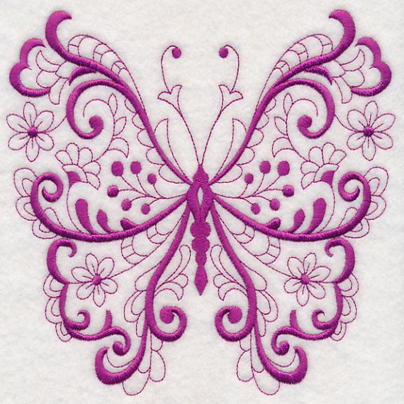 Fanciful Filigree Butterfly