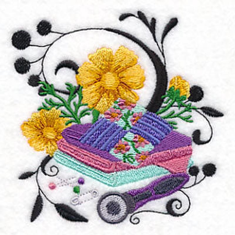 Fanciful Quilting Notions with Cosmos