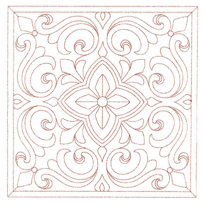 Fancy Filigree Quilting 1 (Double Run)