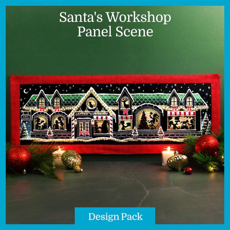 A Santa's Workshop Panel Scene Design Pack