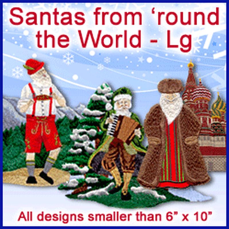 A Santas from 'round the World Design Pack