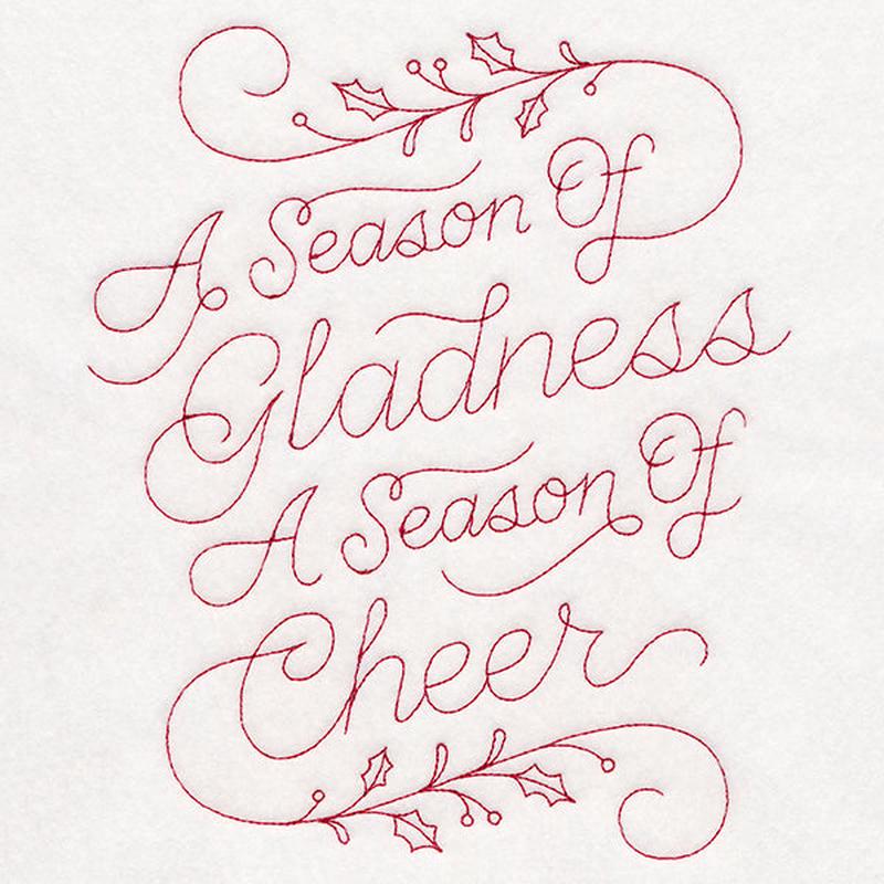 A Season of Gladness, A Season of Cheer