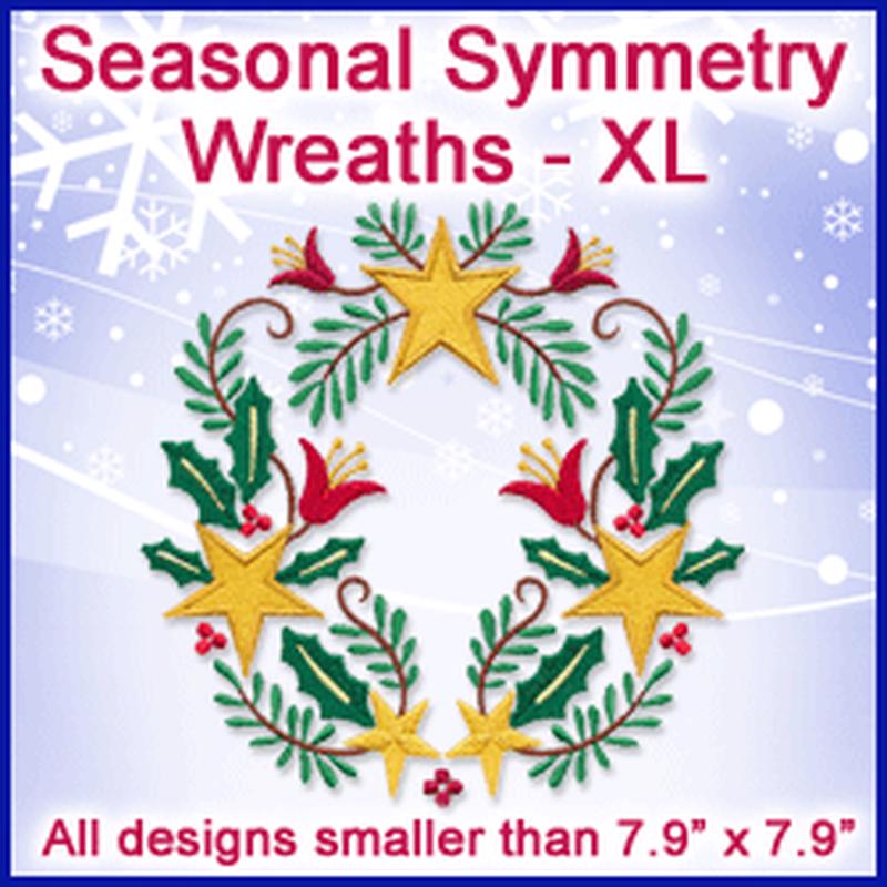 A Seasonal Symmetry Wreaths Design Pack