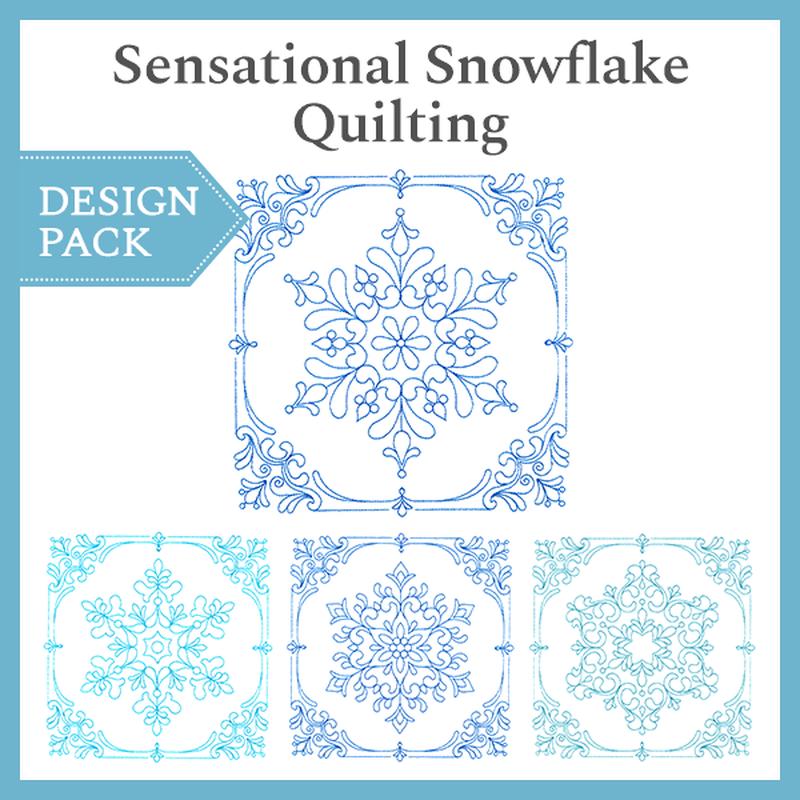 A Sensational Snowflake Quilting Design Pack