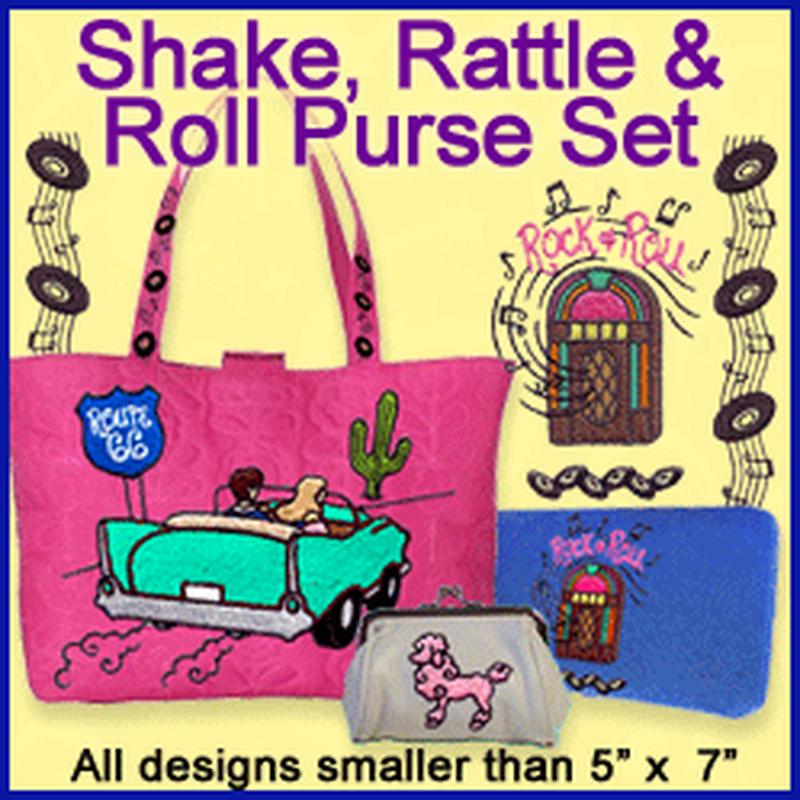 A Shake Rattle and Roll Purse Set Design Pack