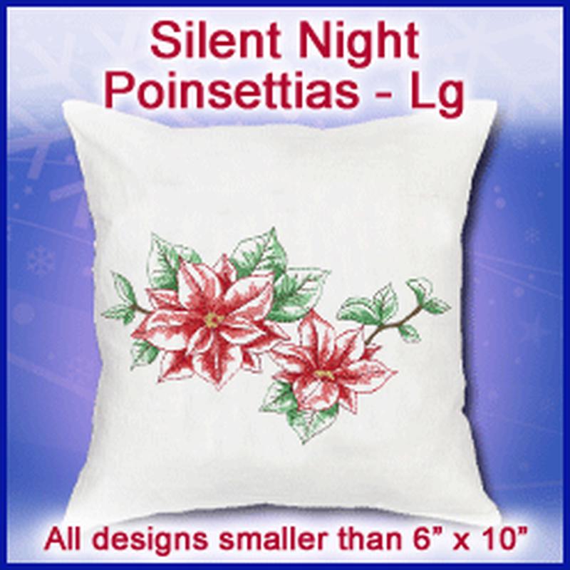 A Silent Night Poinsettias Design Pack