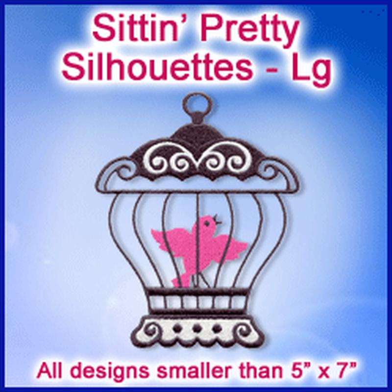 A Sittin' Pretty Silhouettes Design Pack