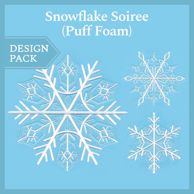A Snowflake Soiree (Puff Foam) Design Pack