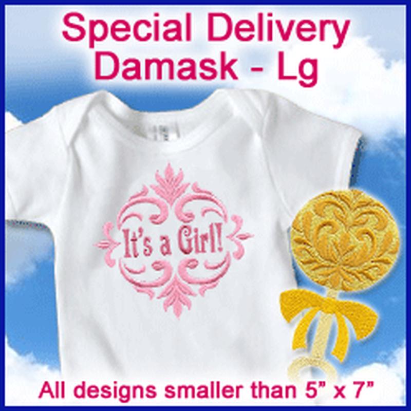A Special Delivery Damask Design Pack