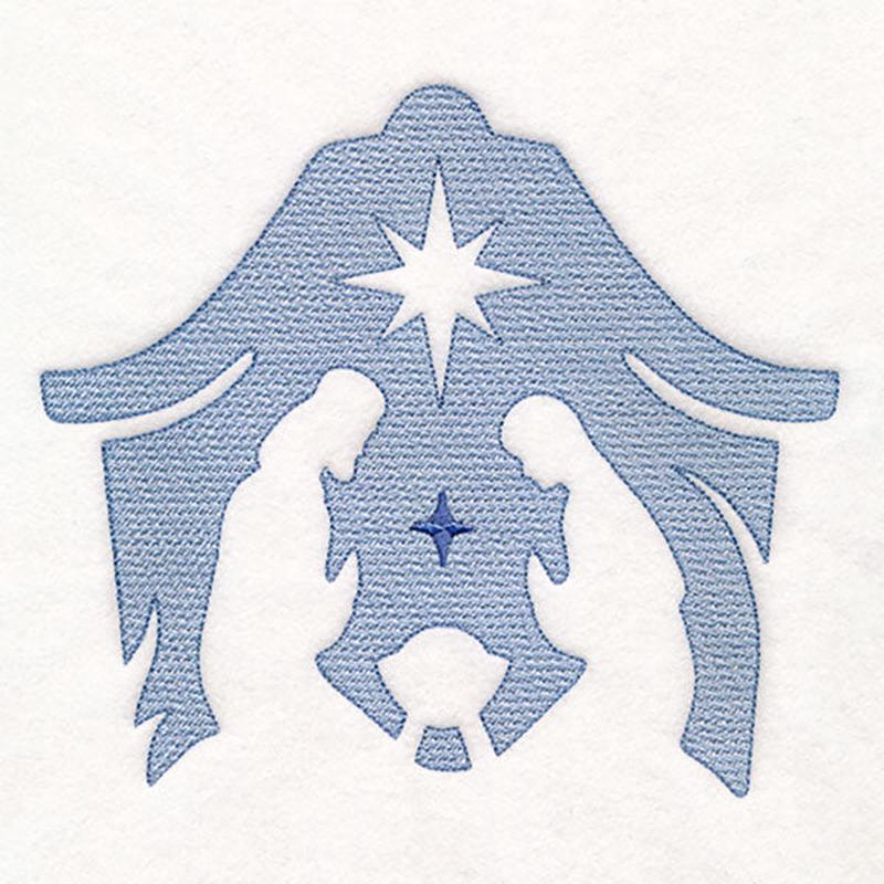 Faithful Christmas - Holy Family (Embossed)