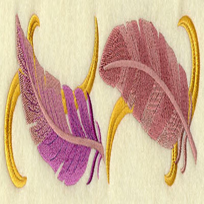 Fall Feathers Border