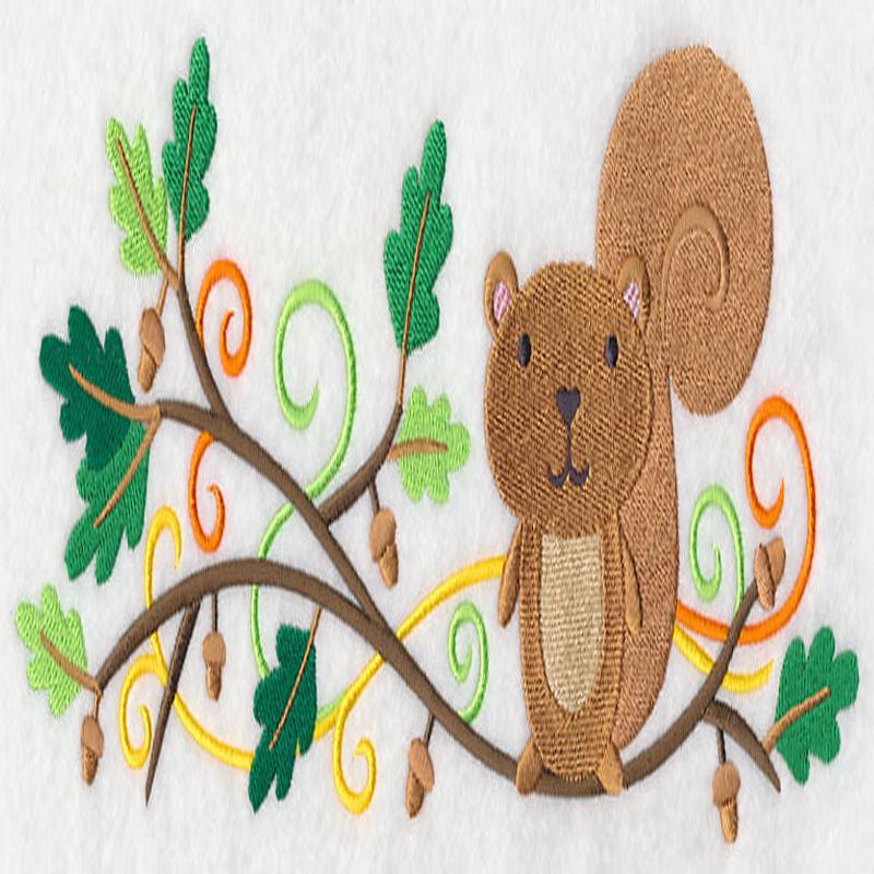 Fall Filigree Squirrel