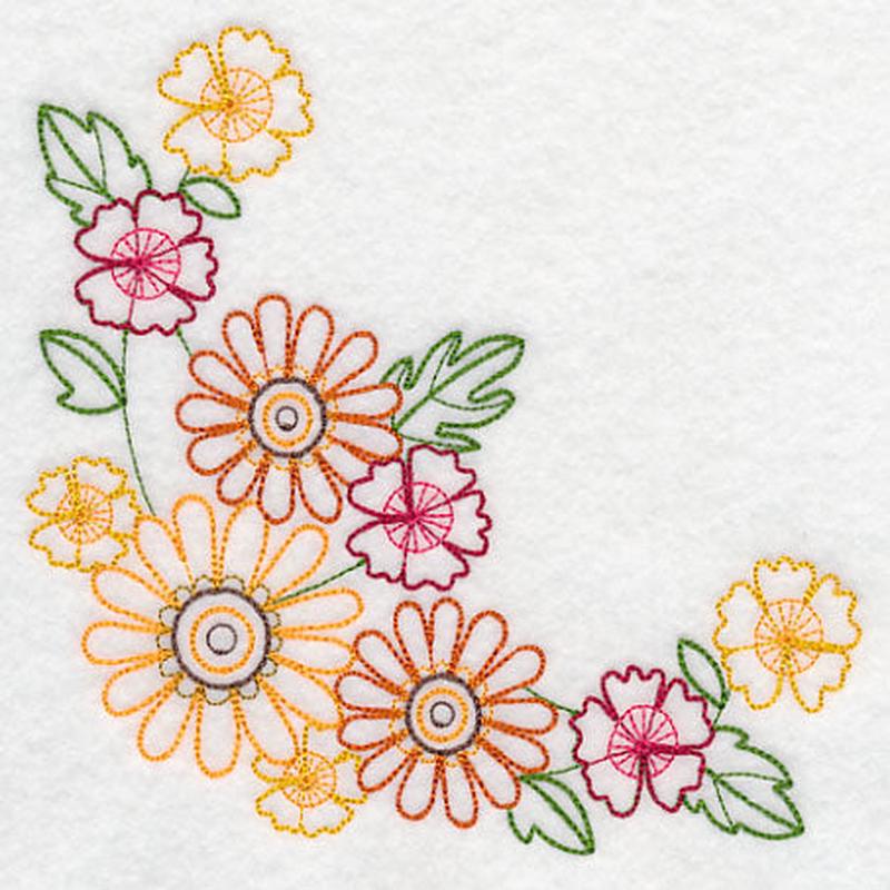 Fall Flower Corner (Vintage)