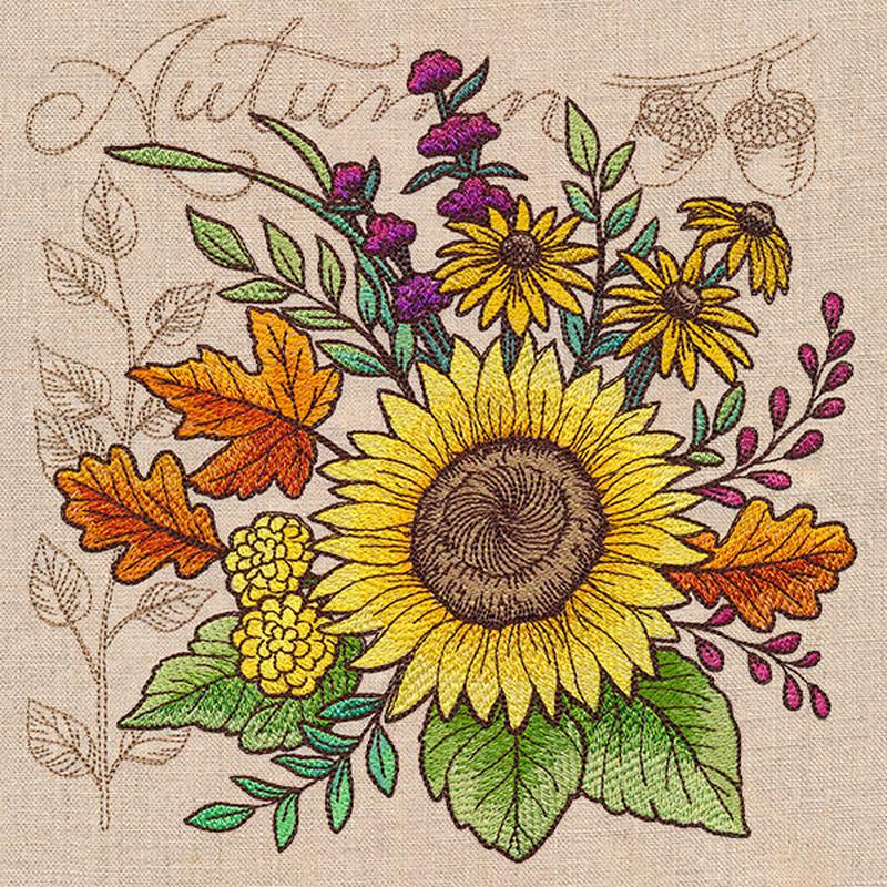 Fall Flowers Bouquet Medley