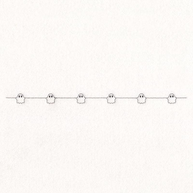 Fall into Autumn Border - Ghosts