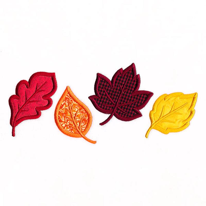 Fall Leaf Border (Applique)
