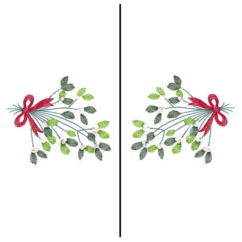 Fa-la-la Festive Mistletoe Mask Motif
