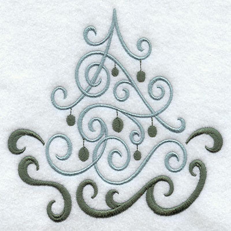 Fa La La Filigree Christmas Tree 3