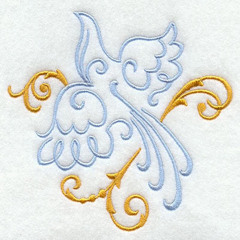 Fa La La Filigree Dove