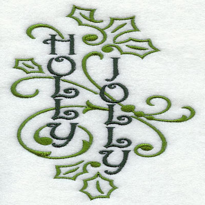 Fa La La Filigree Holly Jolly