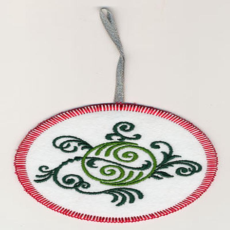 Fa La La Filigree Ornament 1 (In-the-Hoop)