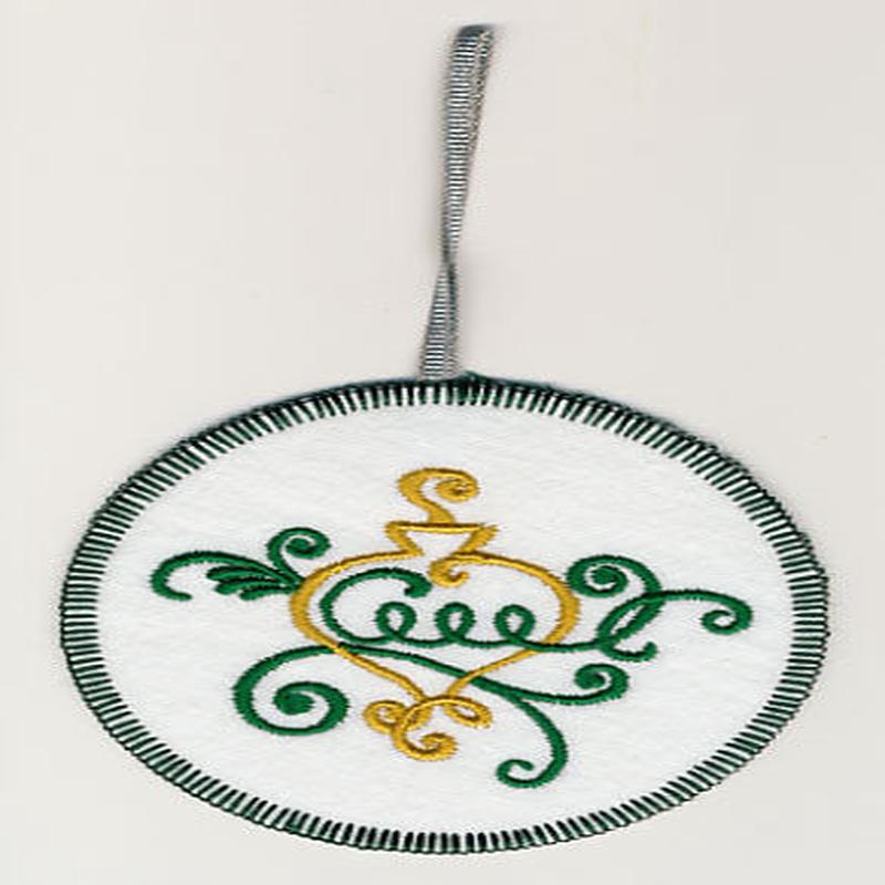 Fa La La Filigree Ornament 3 (In-the-Hoop)