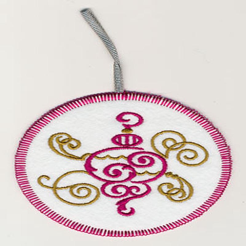 Fa La La Filigree Ornament 5 (In-the-Hoop)