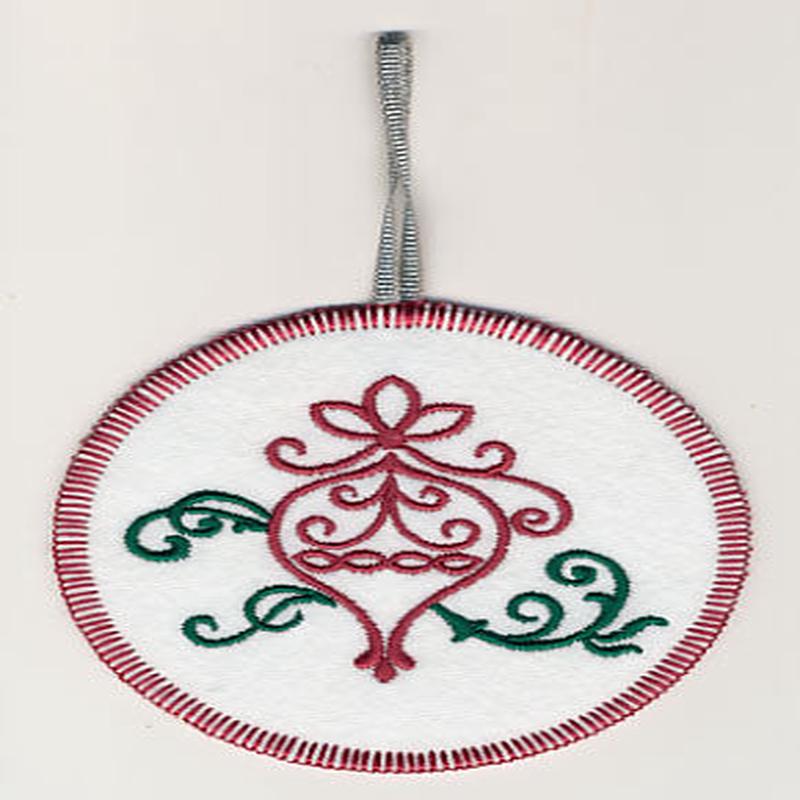 Fa La La Filigree Ornament 6 (In-the-Hoop)
