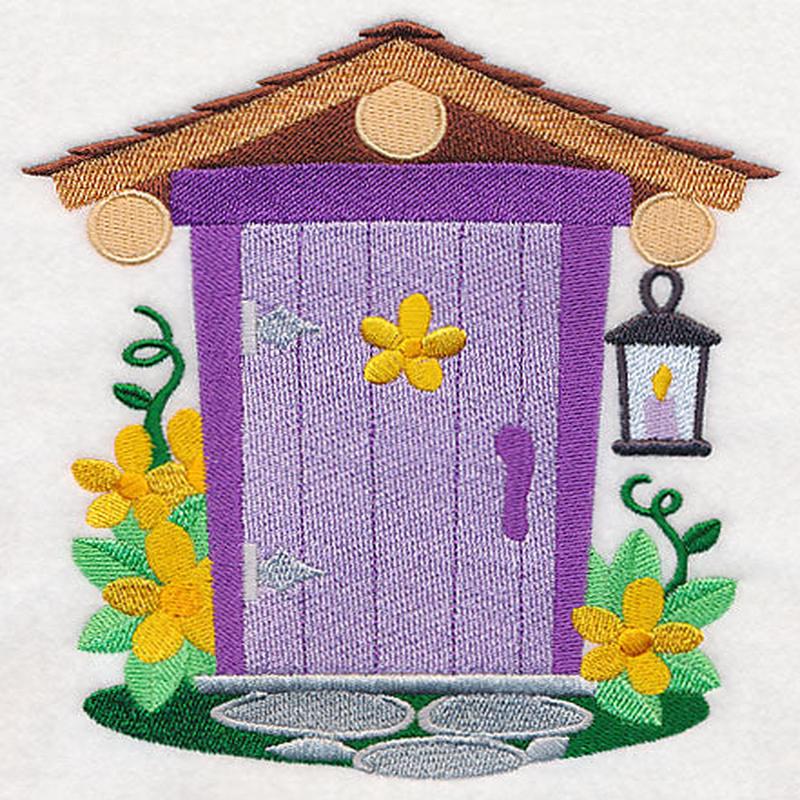 Fairy Door with Daisies