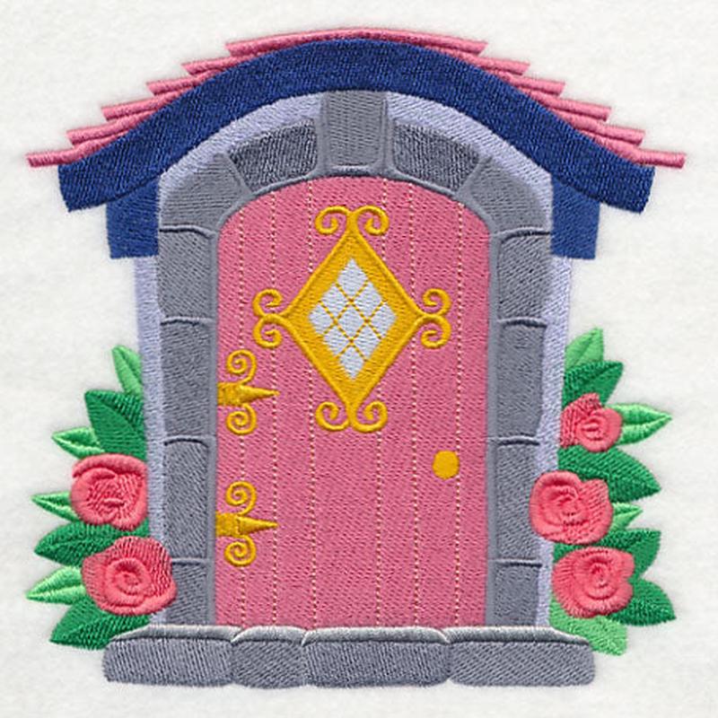 Fairy Door with Roses