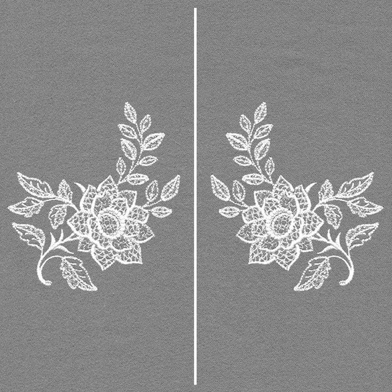 Exquisite Blooms Mask Motif