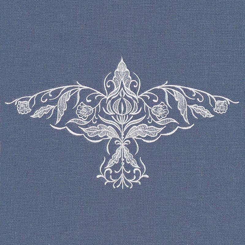 Exquisite Whitework Bird