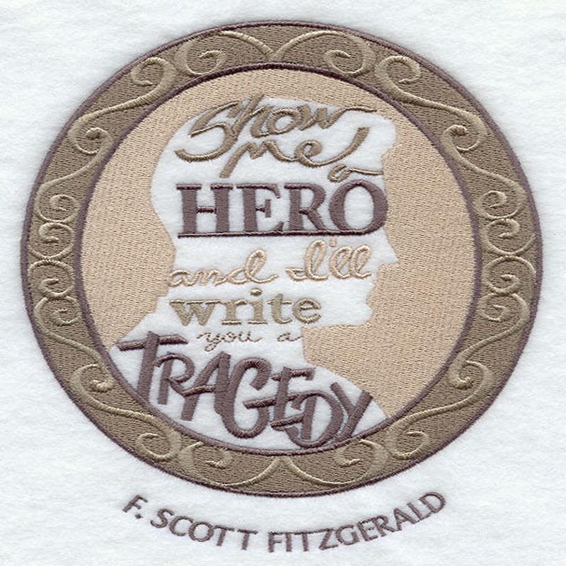 F. Scott Fitzgerald Cameo Silhouette