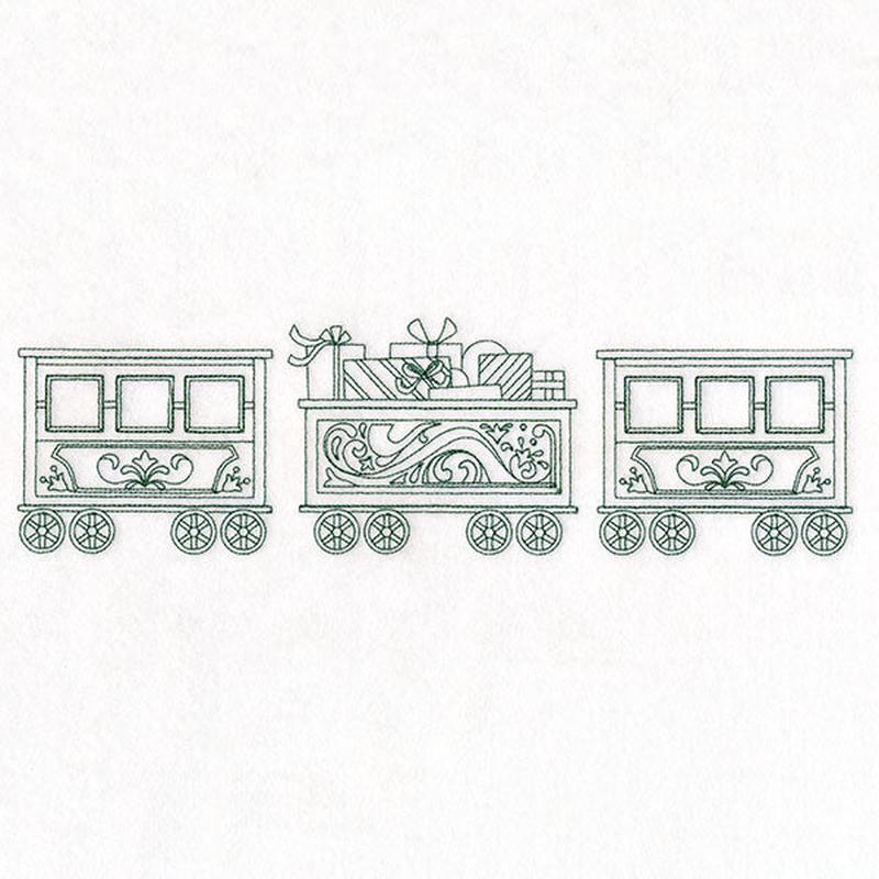 Endless Christmas Train - Center Cars