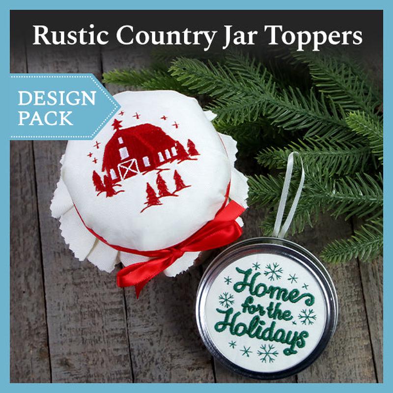 A Rustic Country Jar Topper Design Pack