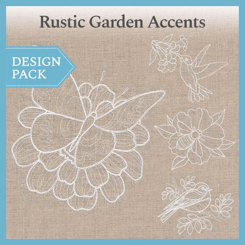 A Rustic Garden Accents Design Pack
