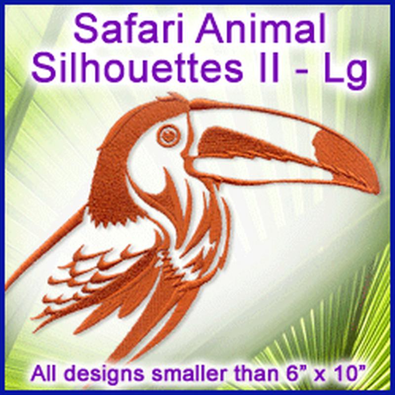 A Safari Animal Silhouettes II Design Pack