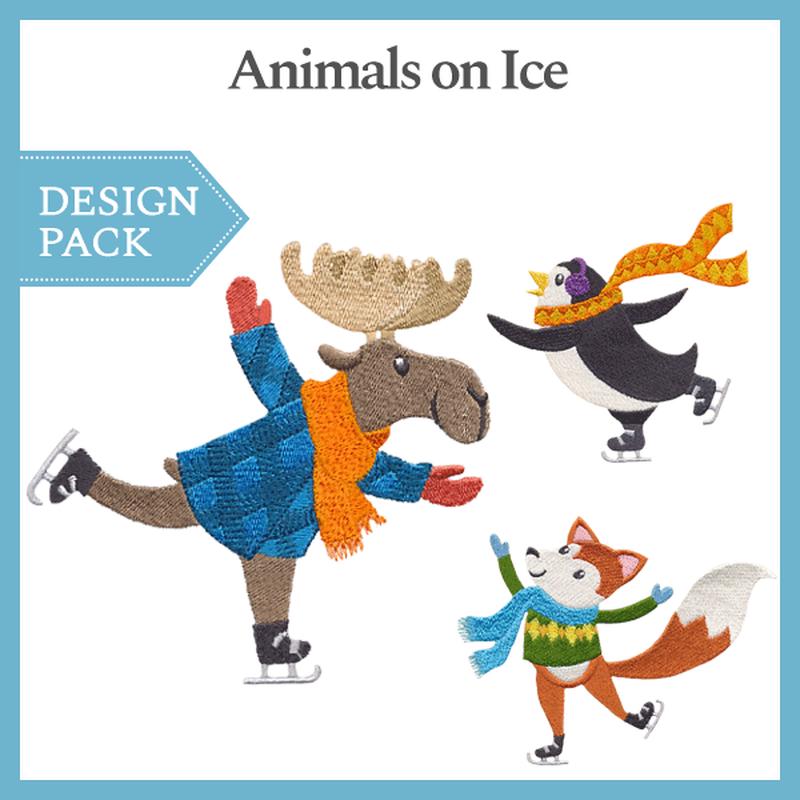 A Animals on Ice Design Pack