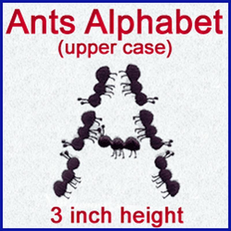 A Ant Alphabet Design Pack