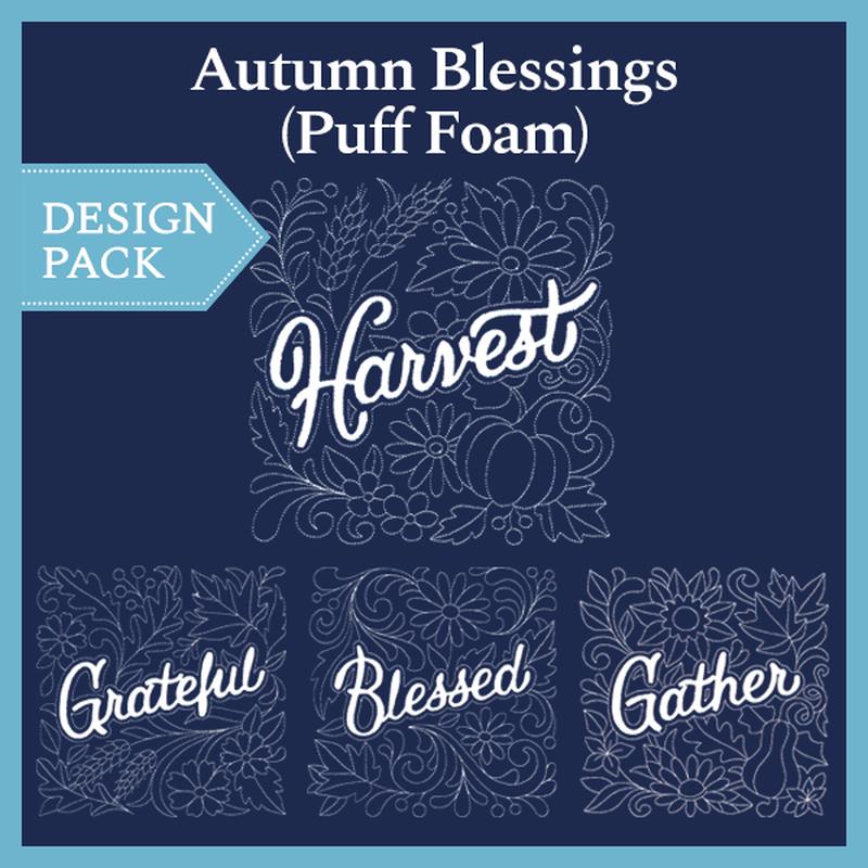 A Autumn Blessings (Puff Foam) Design Pack