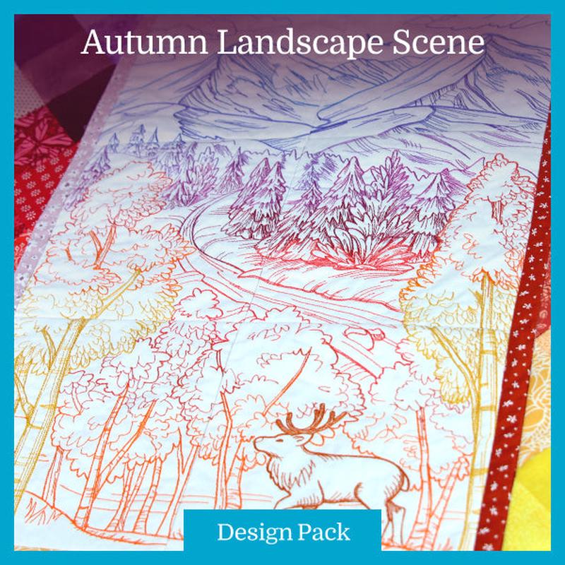 A Autumn Landscape Scene Design Pack