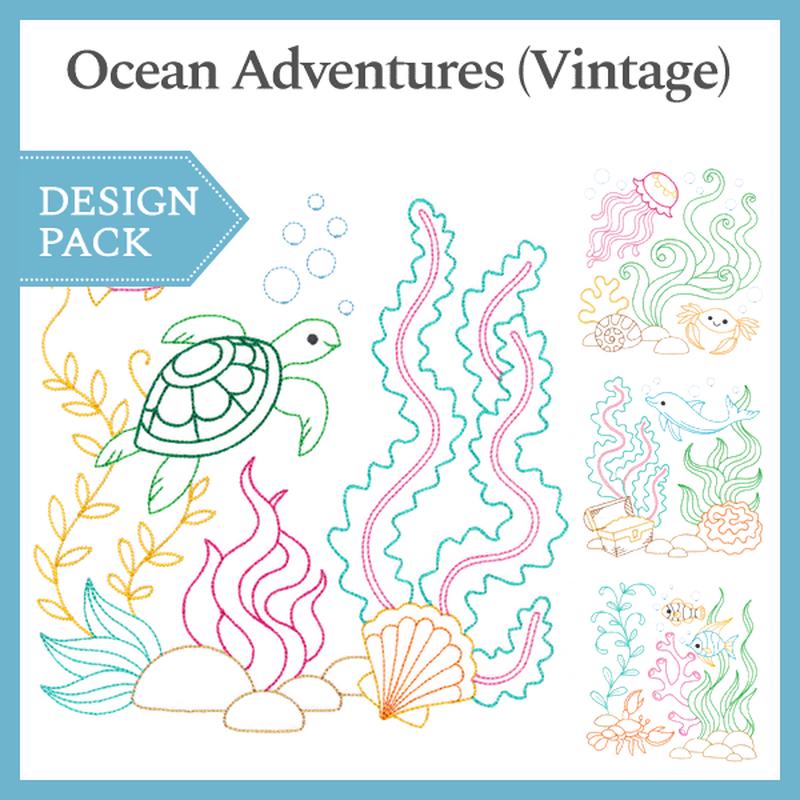 A Ocean Adventures (Vintage) Design Pack